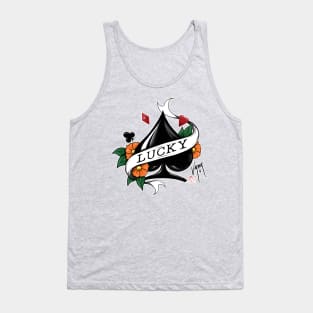 Spade and flowers Tank Top